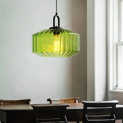 Retro Glazen Hanglamp in Nordic Loft-Stijl-light decor-De Bazelaar