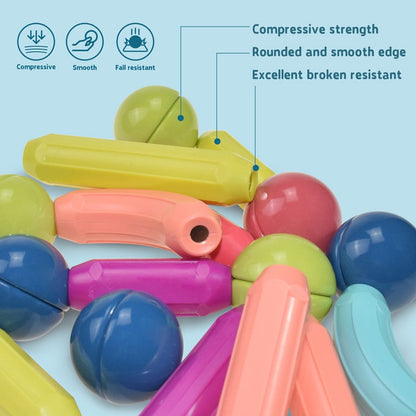 Magnetische Speelgoed Bouwset - Educatieve Creatief Spelen-Kind-De Bazelaar