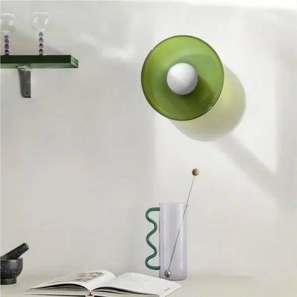 Olive Disc Wandlamp – Modern en Elegant Design-light decor-De Bazelaar
