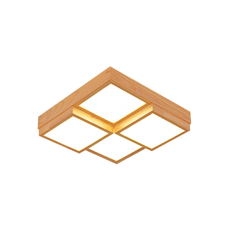 NatureLuxe Houten Plafondlamp - Sfeervol en Modern-light decor-De Bazelaar