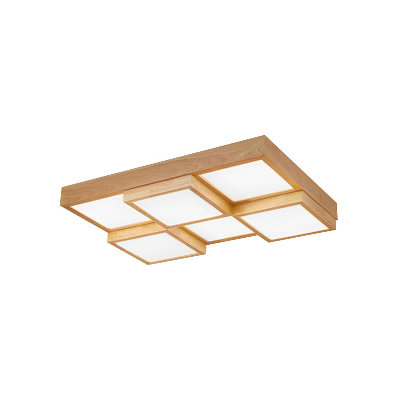NatureLuxe Houten Plafondlamp - Sfeervol en Modern-light decor-De Bazelaar