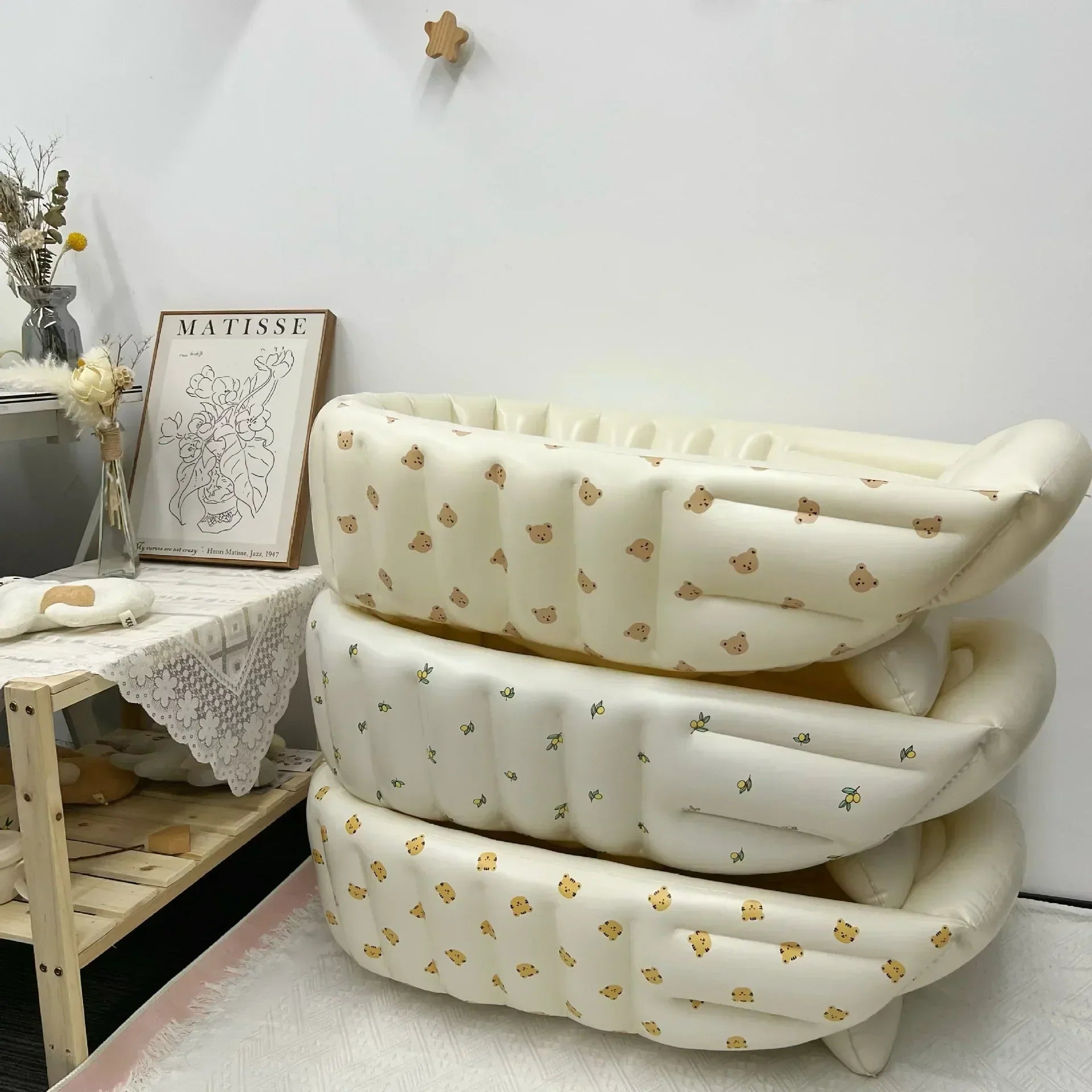 BabyBath Pro - Draagbaar - Opblaasbaar - Ultiem Badplezier-Baby bath-De Bazelaar