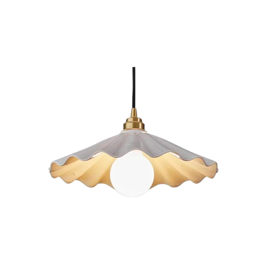 Japandi Keramische Hanglamp – Minimalistisch en Elegant-light decor-De Bazelaar