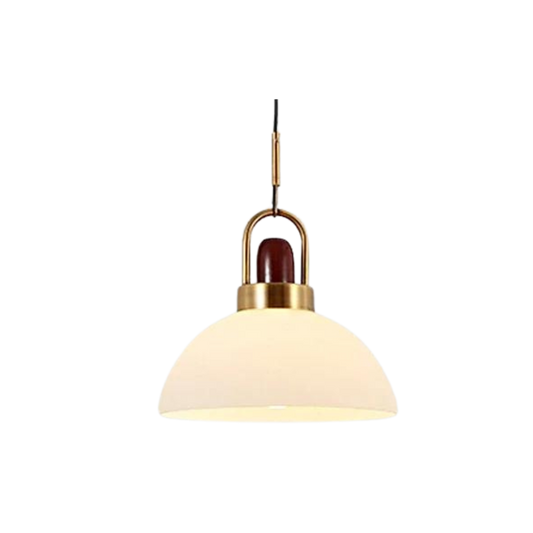 Luxe Hanglamp met Geborstelde Gouden Afwerking-light decor-De Bazelaar