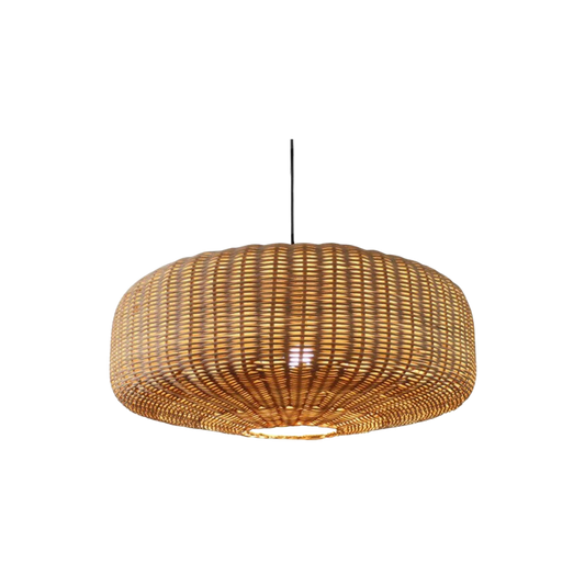 Gevlochten Rotan Hanglamp – Natuurlijk en Elegant-light decor-De Bazelaar