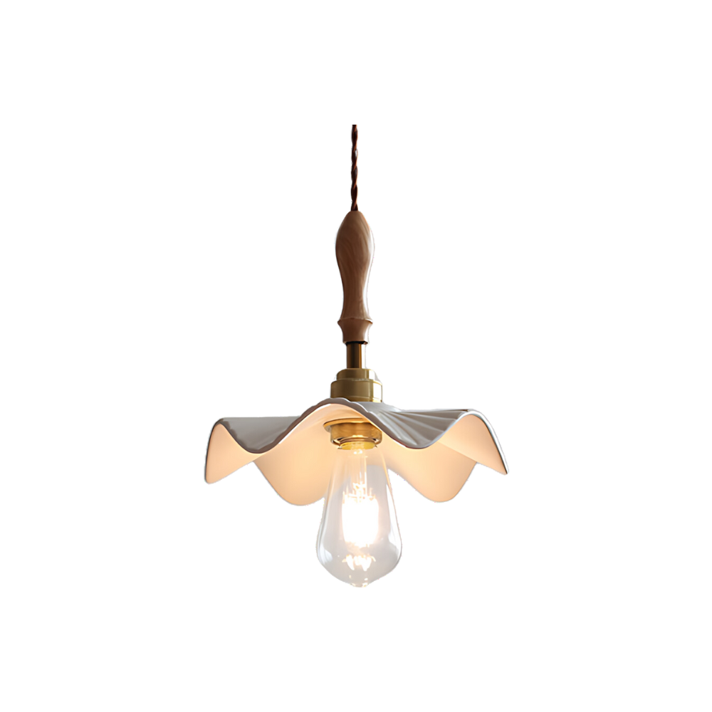 Vintage Hanglamp met Elegante Messing Accenten-light decor-De Bazelaar
