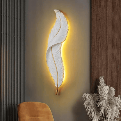 FeatherGlow Wandlamp - Moderne verfijning-Wall lamps-De Bazelaar