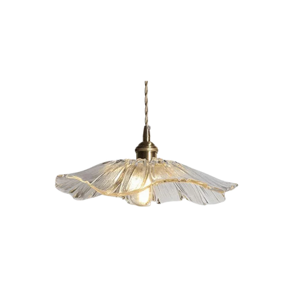 Vintage Lotus Glazen Hanglamp-light decor-De Bazelaar