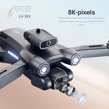 S1S Mini Drone - 8K Camera - Opvouwbare - Obstakelvermijding