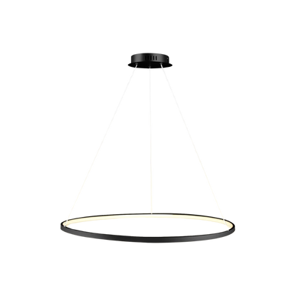 Elegante Cirkelformaat Hanglamp met Dimbare LED-light decor-De Bazelaar