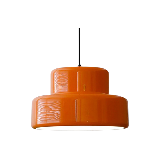 Retro Art Deco Hanglamp Orange Burst-light decor-De Bazelaar