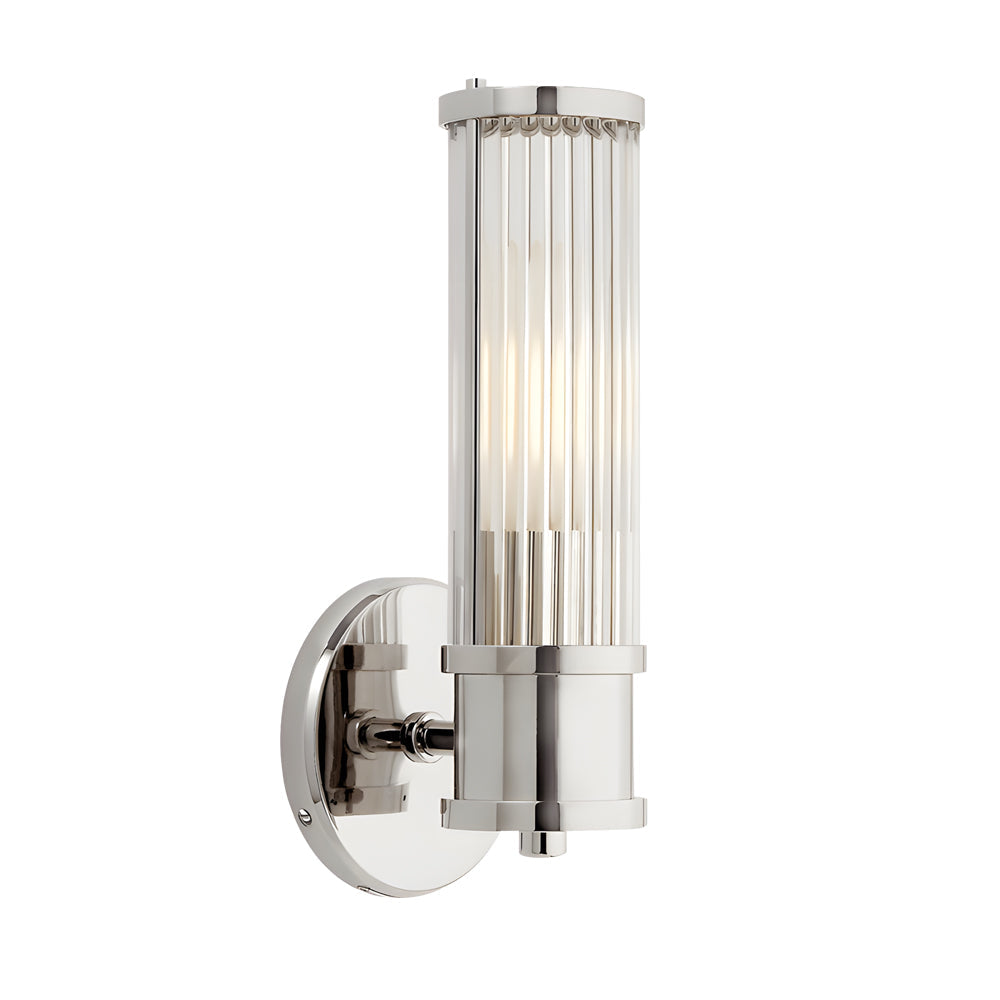Moderne Wandlamp met Glazen Scherm-light decor-De Bazelaar