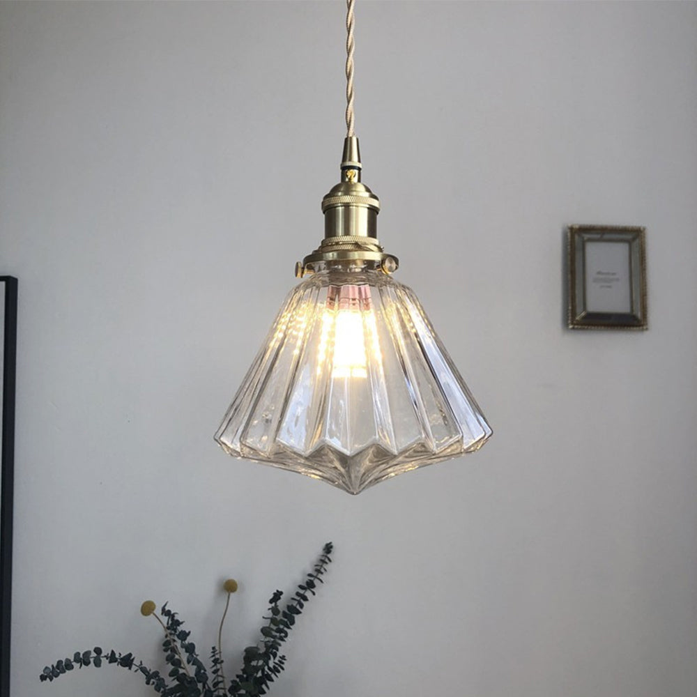 Moderne glazen diamant hanglamp-light decor-De Bazelaar