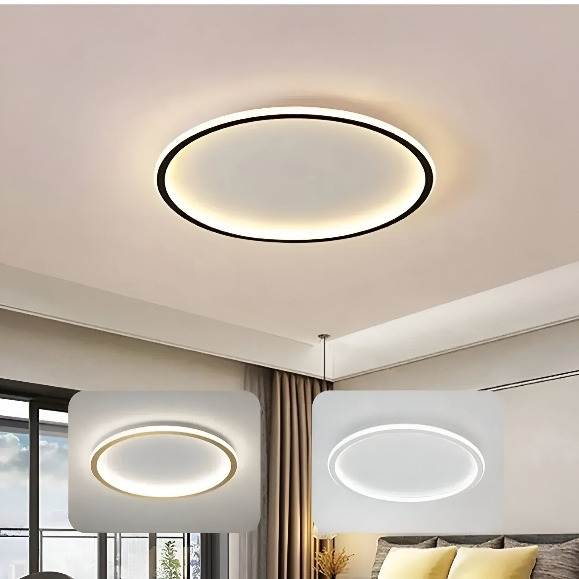 Ultra Dun Modern Plafondlamp - Stijlvolle LED Verlichting-light decor-De Bazelaar