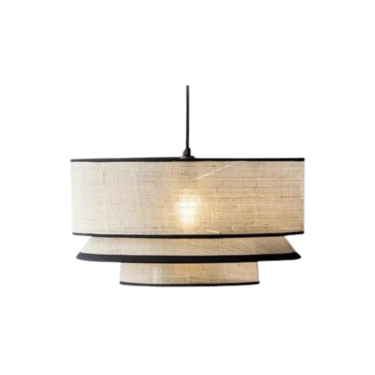 Noorde-Stijl Hanglamp Stof van Licht-light decor-De Bazelaar