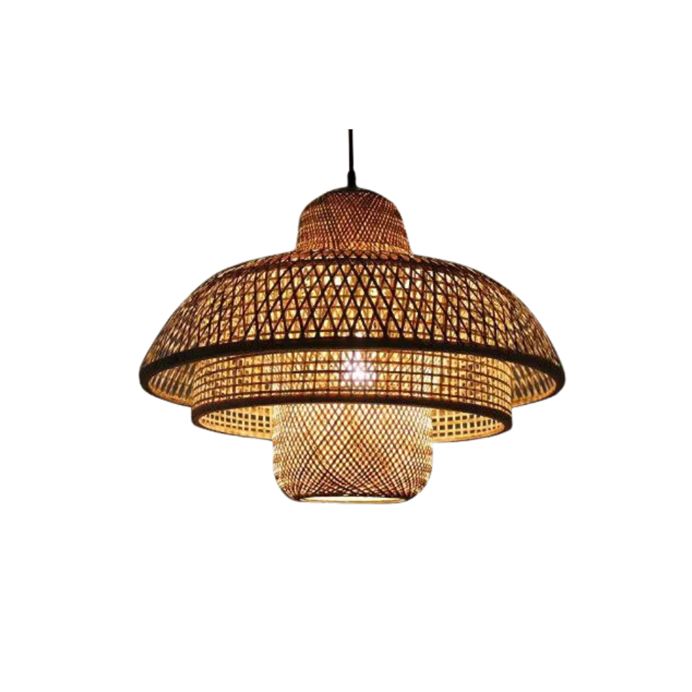Hanglamp Melkweg – Art Deco Bamboe Design-light decor-De Bazelaar