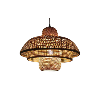 Hanglamp Melkweg – Art Deco Bamboe Design-light decor-De Bazelaar