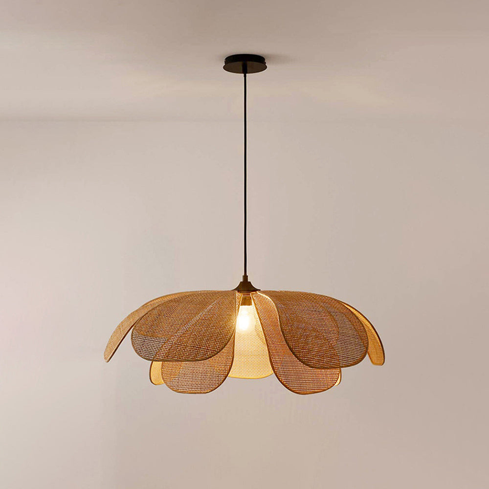 Hanglamp van duurzaam riet – NaturelChic design-light decor-De Bazelaar