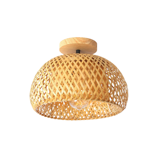 Handgemaakte Bamboe Plafondlamp – Tijdloze Elegantie-light decor-De Bazelaar