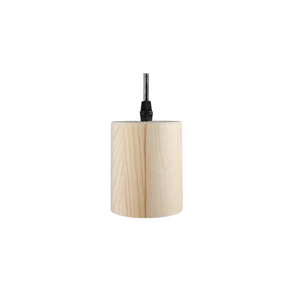 Elegante Houten Cilinder Hanglamp-light decor-De Bazelaar