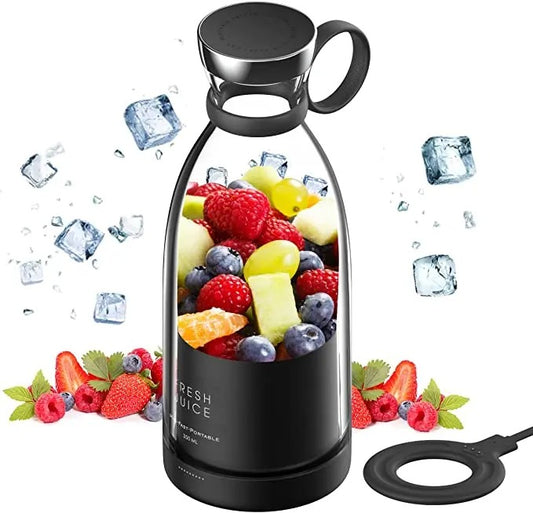Frische Säfte überall mit dem tragbaren Mixer 