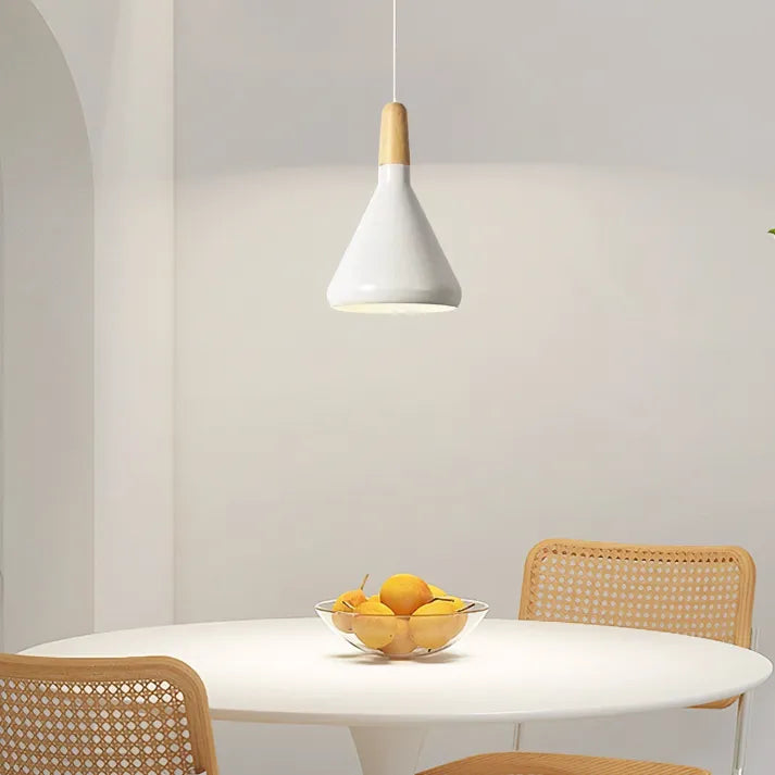 Conische Metalen Hanglamp Macaron - Minimalistisch en Stijlvol Description:-light decor-De Bazelaar