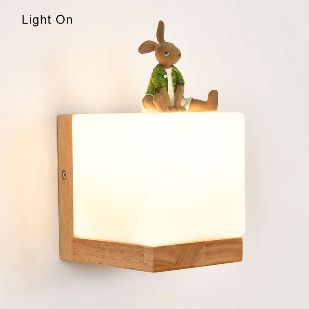 EcoShine - Moderne wandlamp van hout