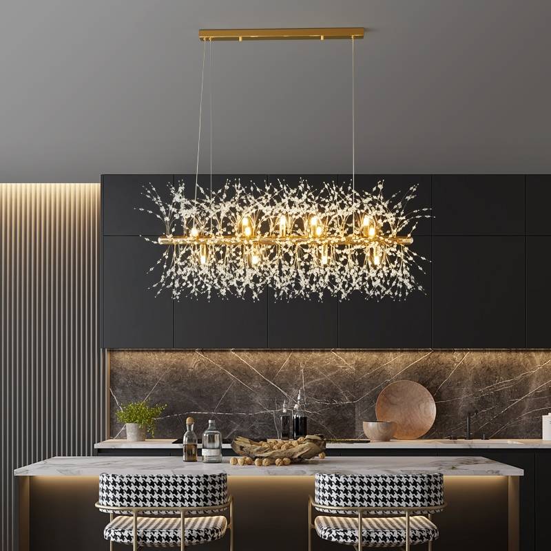 LED Hanglamp Luna - Elegant Witte & Gouden Design-light decor-De Bazelaar