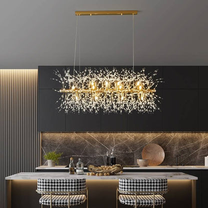 LED Hanglamp Luna - Elegant Witte & Gouden Design-light decor-De Bazelaar