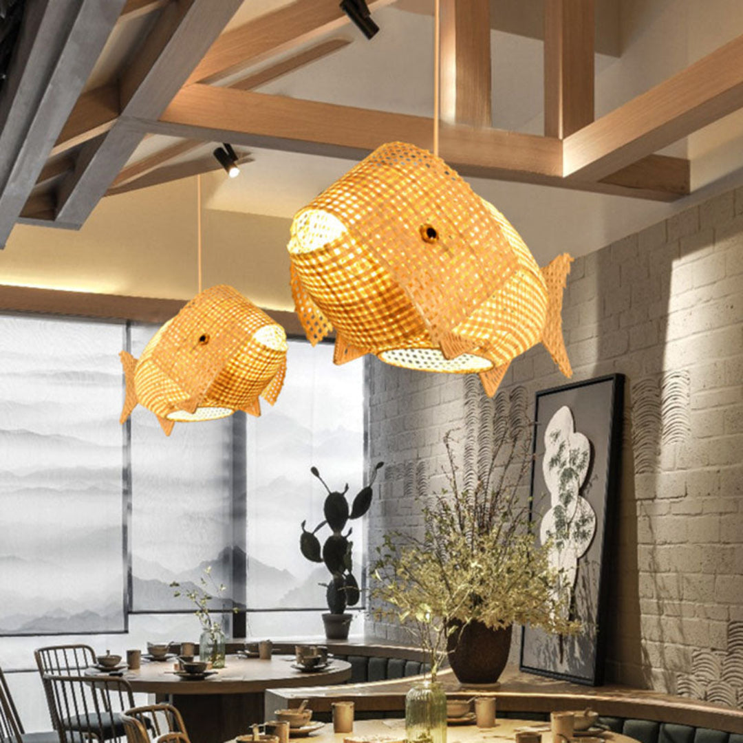 Exotische Hanglamp AsianGlow – Warm Licht en Uniek Design