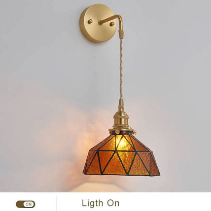 Aquarius - Moderne wandlamp van waterrippleglas