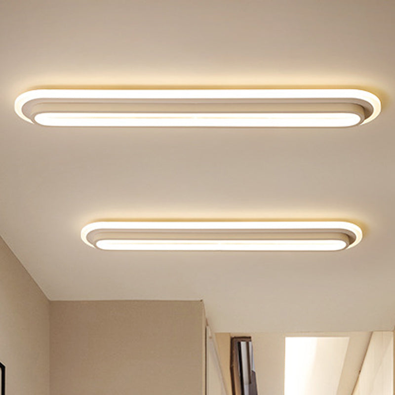 Moderne ovale LED plafondlamp-light decor-De Bazelaar