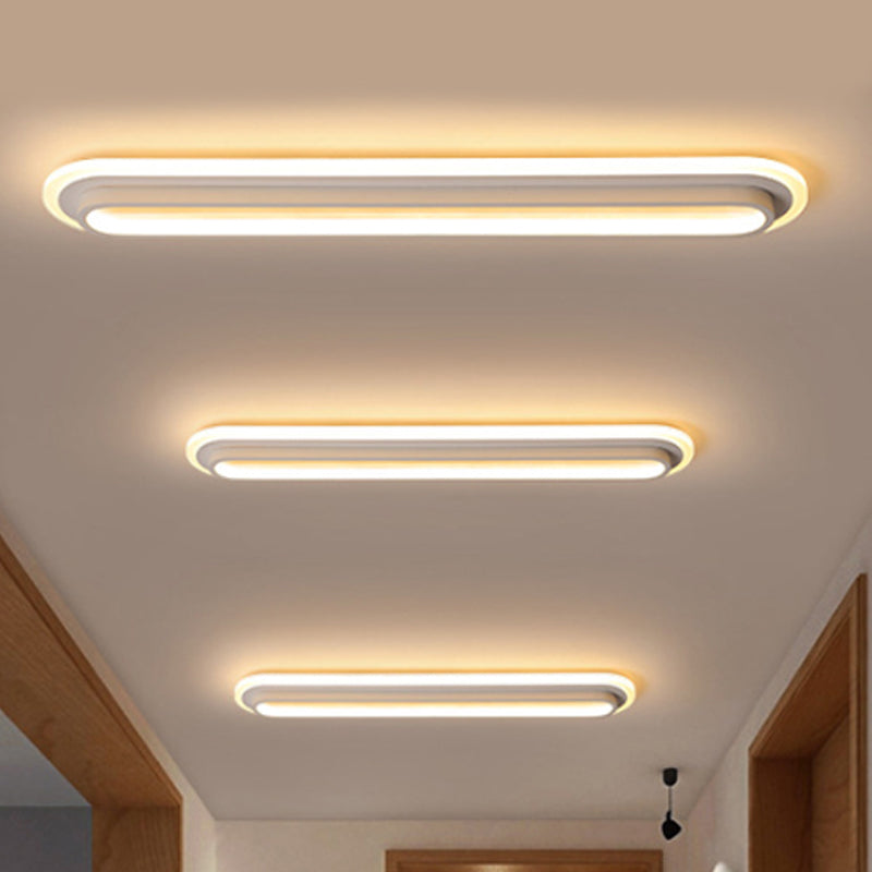 Moderne ovale LED plafondlamp-light decor-De Bazelaar