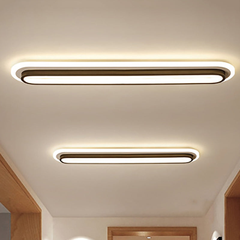 Moderne ovale LED plafondlamp-light decor-De Bazelaar