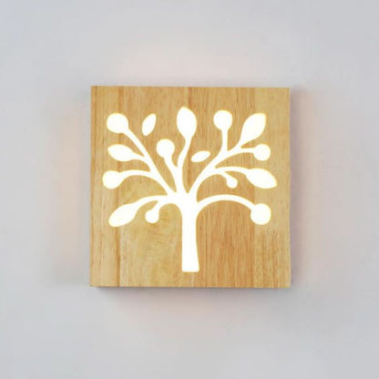 NatuurGlow - Moderne LED-wandlamp