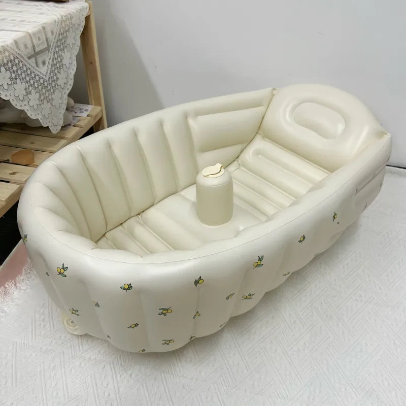 BabyBath Pro - Draagbaar - Opblaasbaar - Ultiem Badplezier-Baby bath-De Bazelaar
