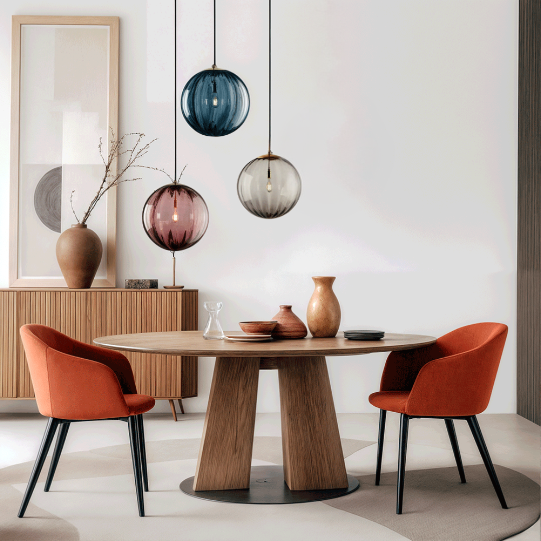 Glazen Bolvormige Hemel Lamp Tulise – Elegantie en Sfeer in Één