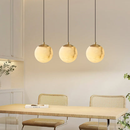 Luxe Albasten Hanglamp - Elegantie en Sfeervolle Verlichting