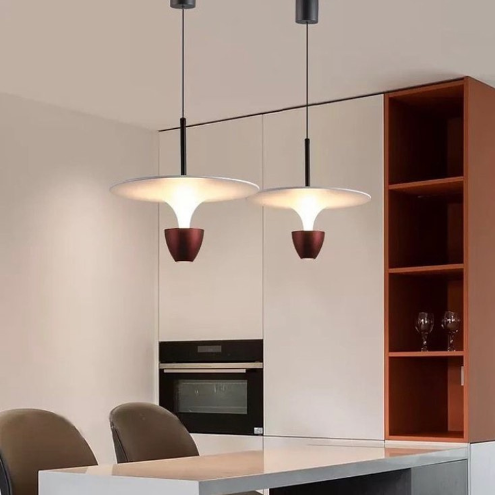 Scandinavische Hanglamp met LED en Verstelbare Hoogte-light decor-De Bazelaar