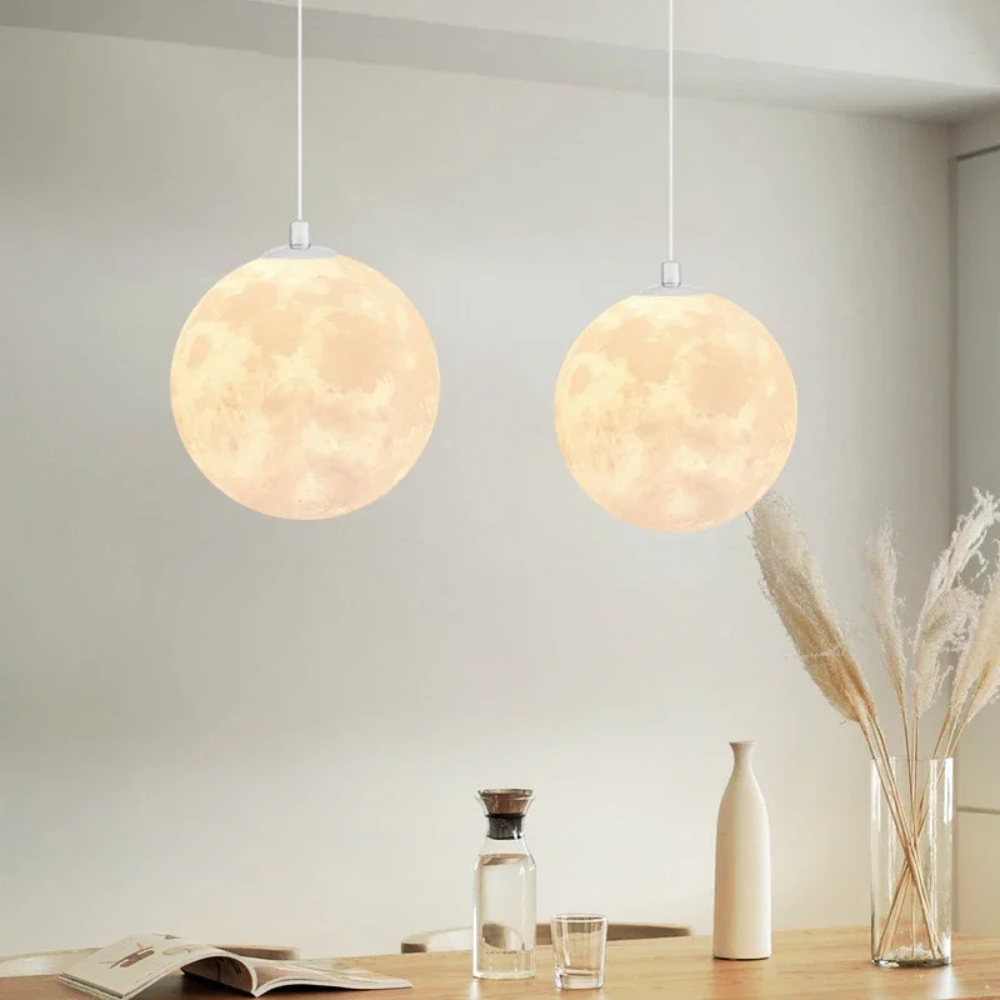 Hanglamp Lunar Glow – Tijdloze Elegantie en Warmte-light decor-De Bazelaar