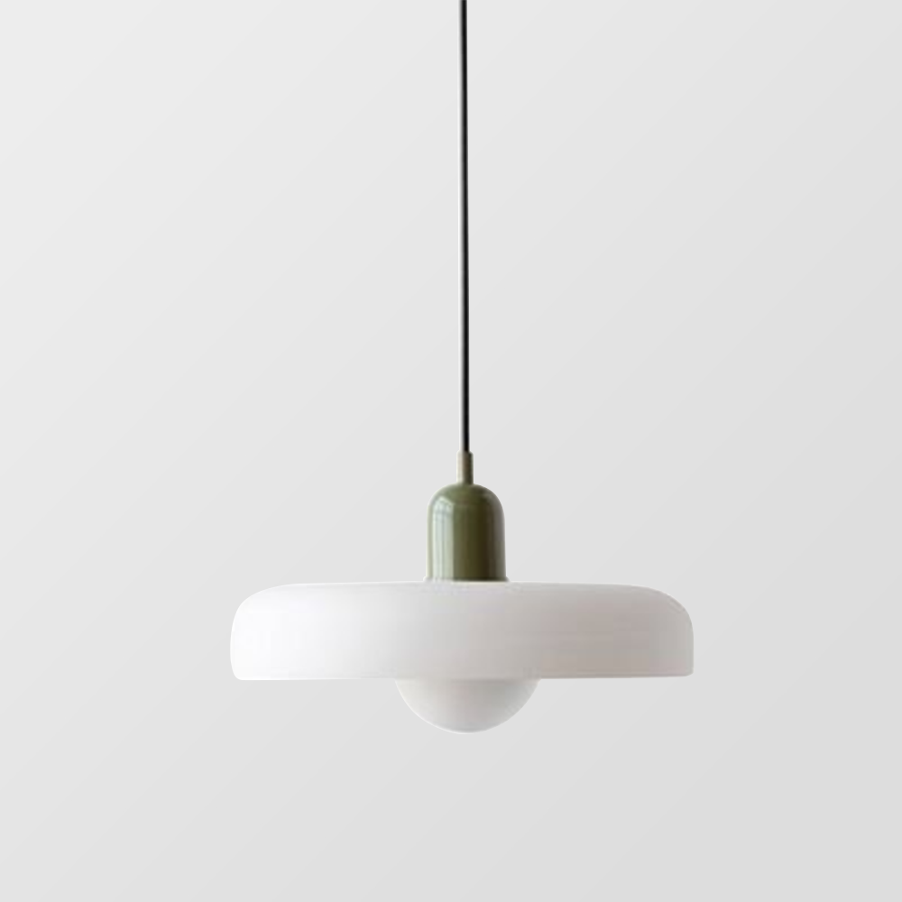 Bauhaus Hanglamp van Gekleurd Glas – Modern & Stijlvol-light decor-De Bazelaar