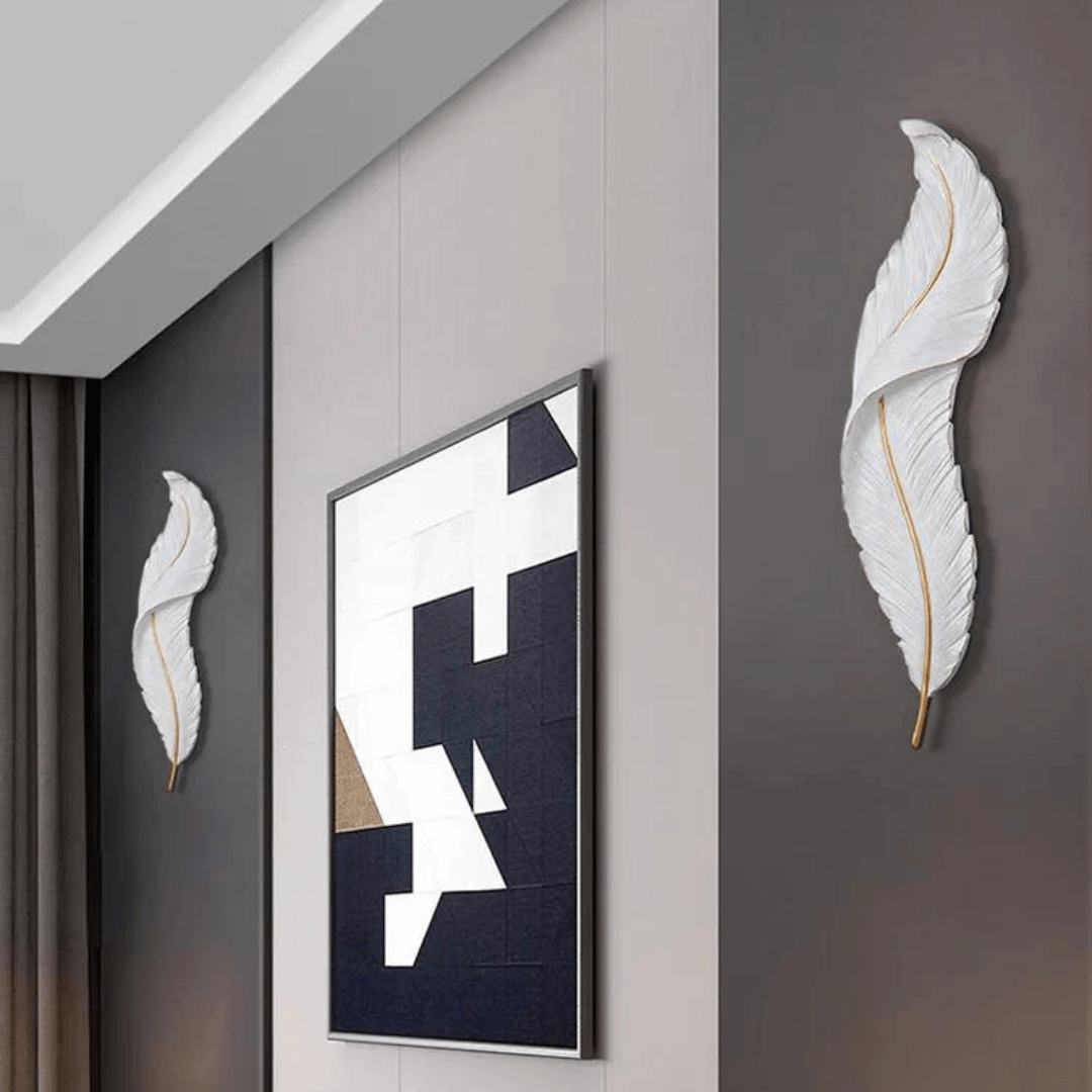 FeatherGlow Wandlamp - Moderne verfijning-Wall lamps-De Bazelaar