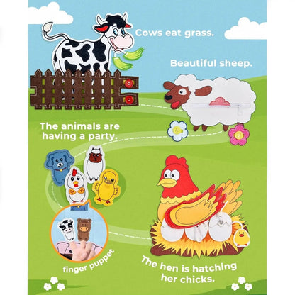 Boerderijdieren - Creatief Leerboek voor Peuters en Kleuters-Toys-De Bazelaar