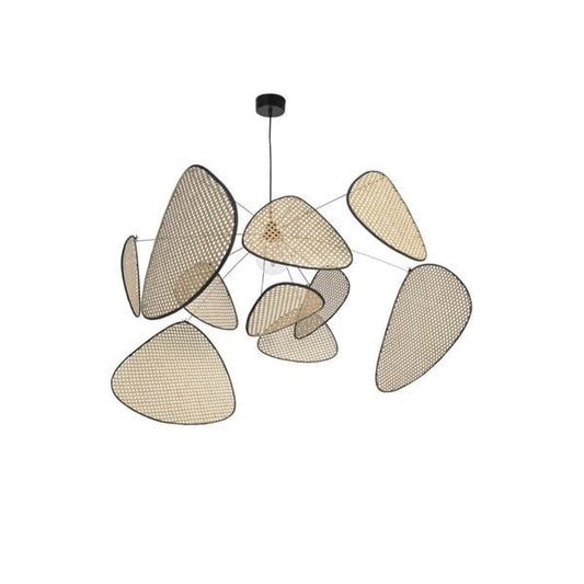 Bamboe Rattan Hanglamp - Duurzame Stijl voor Elk Interieur-light decor-De Bazelaar