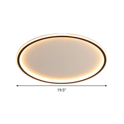 Scandinavische Dimbare LED Plafondlamp met Afstandsbediening-light decor-De Bazelaar