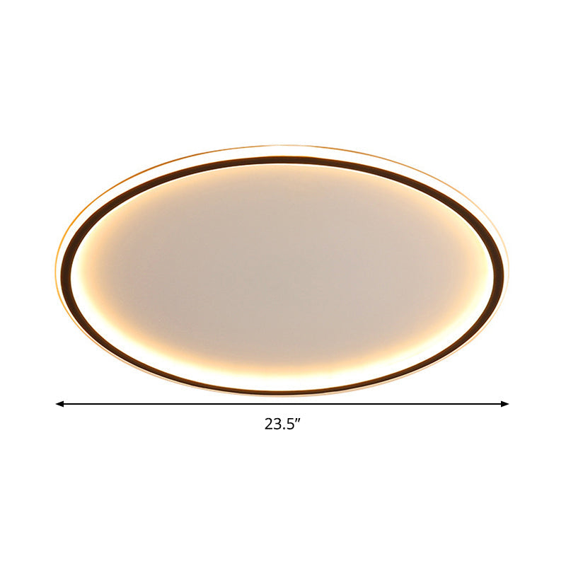 Scandinavische Dimbare LED Plafondlamp met Afstandsbediening-light decor-De Bazelaar