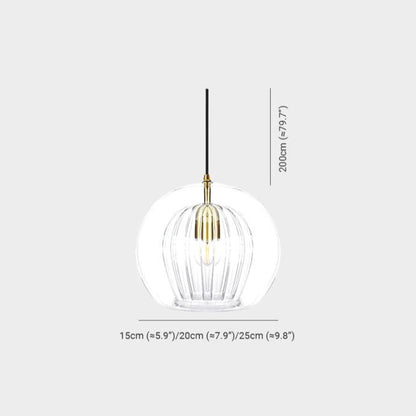 Luxe Gouden Glazen Hanglamp - Modern en Elegant Design-lamp-De Bazelaar