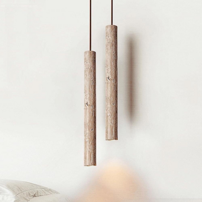 Travertin Hanglamp - Luxe en Elegantie-light decor-De Bazelaar