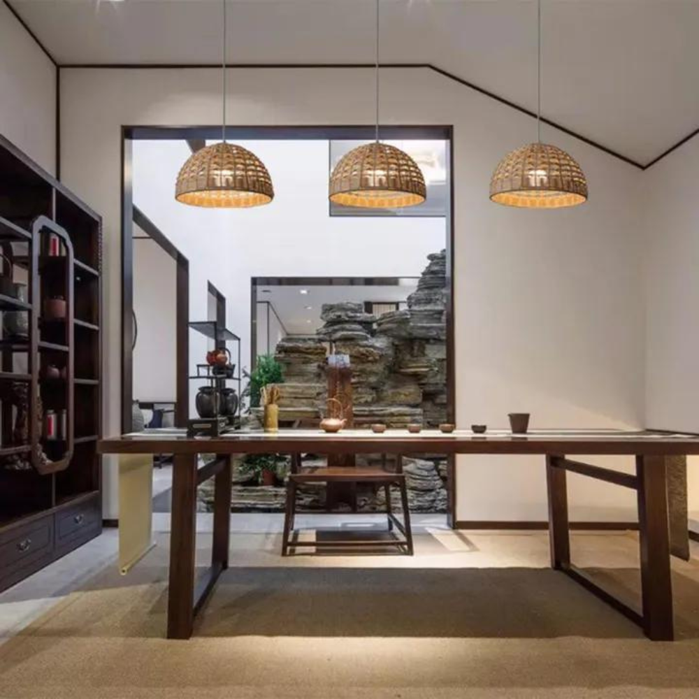 Bamboe Hanglamp - Modern en Duurzaam Design-light decor-De Bazelaar