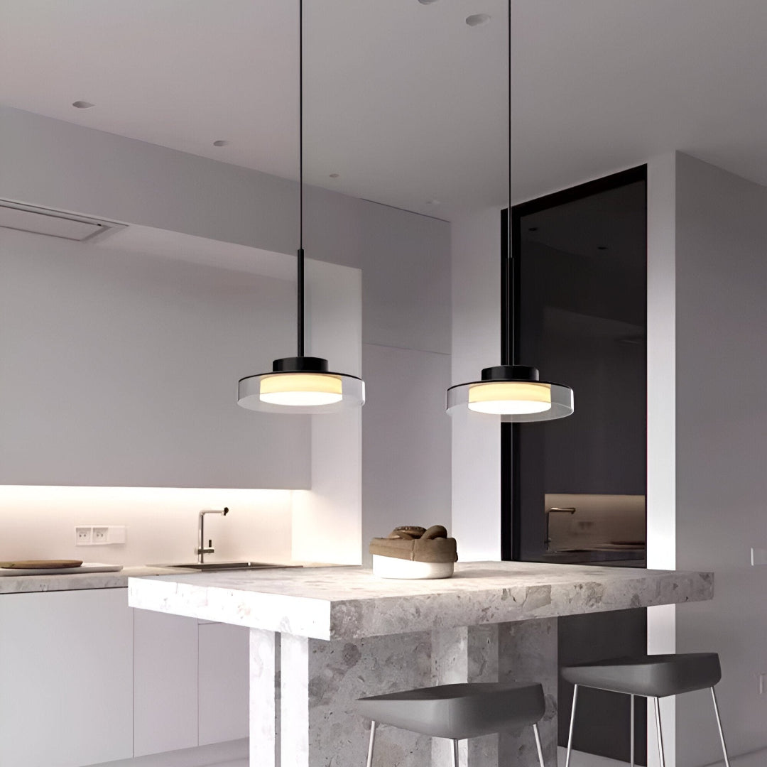 Franse Stijl Hanglamp - Elegant Acryl en IJzer Design